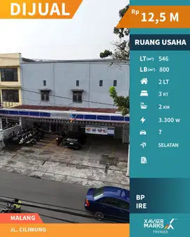 Ruang Usaha Strategis Di Poros Jalan Ciliwung Blimbing Malang(OLX675)