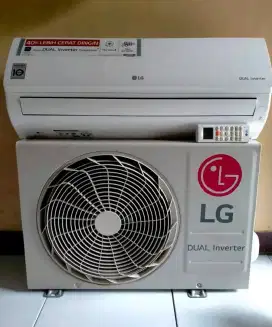 LG Dual inverter 1 PK freon R32, unit mulus full orisinil