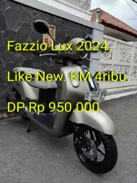 Fazzio Lux 2024 Akhir. Pajak ON. Simpanan. KM 4rb.Mulus.Cash/Kredit/TT