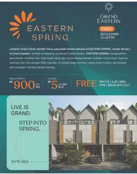 JUAL RUMAH DI EASTERN SPRING SURABAYA TIMUR