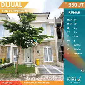 Dijual Rumah Baru Full Furnish 2 Lantai di Tirtasani Karangploso