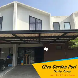 Rumah Cantik 3 lantai Cluster Casco Citra Garden Puri - Furnished !