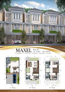 Dijual Rumah Baru Lokasi Strategis Dharmahusada Indah Barat