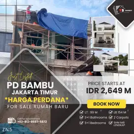 PONDOK BAMBU JAKTIM RUMAH CLASSIC MENAWAN 2 LT ON PROGRESS ZN5