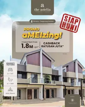 Dijual Rumah Baru Siap Huni 3 Lantai di Bintaro Jurangmangu Barat