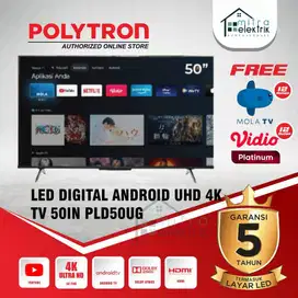 LED TV Polytron 50UG5959 Android UHD 4K Google TV