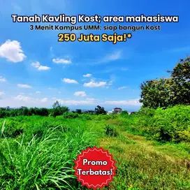 Lahan baru cocok untuk bangun kost kota malang