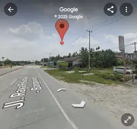 Tanah di tepi jalan rimbo panjang Dekat pintu Tol Pku Bangkinang