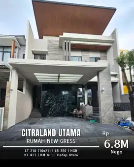 Hot sale Rumah baru gress citraland cluster favorit