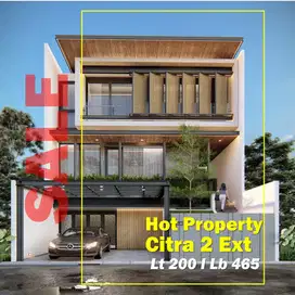 Rumah Mewah Baru 3 Lantai High Ceiling di Citra Ext - Baru & Modern