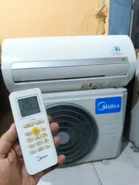AC Midea 1PK Standard Blanc R410 Bekas - Normal 100%+Pemasangan Gratis