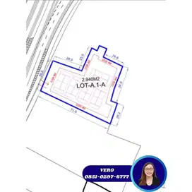 DISEWAKAN TANAH PREMIUM 2.940 JALAN PURI 11 BOULEVARD LANGSUNG TOLL