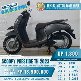 TERIMA TUKER TAMBAH CASH/KREDIT SCOOPY TH 2023 BISA ORDER PAKE TOKPED