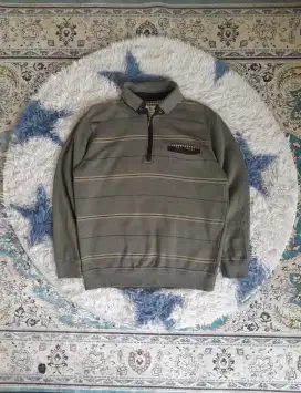 Sweater Nicole Morrison Half Zip Stripe