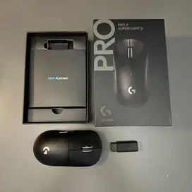Jual rugi Mouse Logitech G Pro X superlight 2 like new 99%