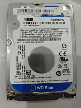 Hardisk HDD WD Blue 2.5 Inch Laptop PC Full Games Murah