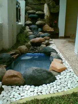 Jasa pembuatan kolam relif kolam ikan koi dll #7
