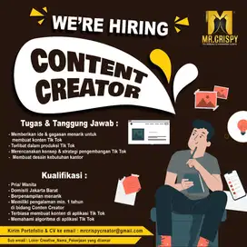 HOST LIVE STREAMING / CONTENT CREATOR & SOCIAL