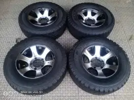 Velg Racing 4x4 R15 pcd 5x139 untuk katana verosa jeep dll