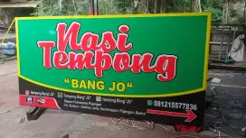 Papan nama, neon box & huruf timbul