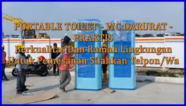 Toilet Portable / Toilet Outdoor/ WC Portable/Toilet Proyek/ Praktis M