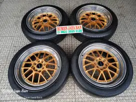 Velg racing R16 pcd 4x100/114 untuk vios datsun agya avanza xenia