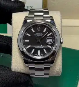 Rolex datejust 2015 black dial