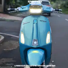 PIAGGIO VESPA SPRINT 150 IGET ABS LED FACELIFT Tahun 2019 Warna BIRU