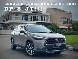 DP 8JT | Toyota Corolla Cross 1.8 Hybrid AT 2021 Abu abu Metalik