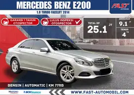 MERCEDES BENZ E200 2014 FACELIFT LOW KM.77RB & PAJAK PANJANG #F5ST
