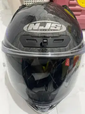 Helm Merk NJS Zx1 R Dextro Full Karbon