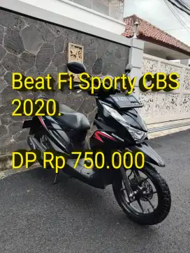 Beat 2020. Pajak ON. Standar. Mulus. Original. Ban OK. Cash/Kredit/TT