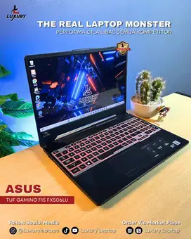 LAPTOP ASUS TUF GAMING F15 FX506LU CORE I7 GTX 1660TI SSD RAM SECOND