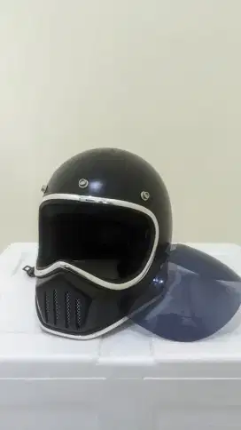 Helm fullface retro
