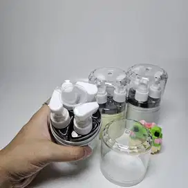 Refill botol travelling bentuk bulat tempat sabun shampo lotion cairan