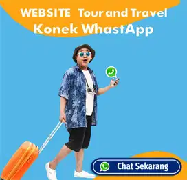 Buat Website Travel Elegaan Terintegrasi WhatsApp Terbaik