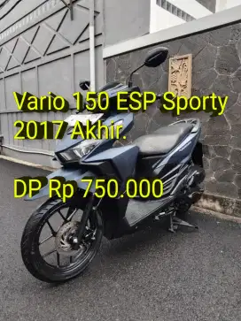 Vario 150 2017 Akhir. Pajak ON. Standar. Mulus. Ban OK. Cash/Kredit/TT