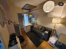 Green pramuka city apartment unit 2BR full furnish