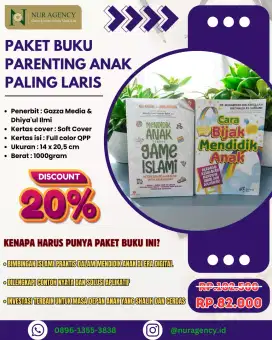BUKU PAKET PARENTING ANAK PALING LARIS