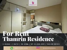 Disewakan Apartement Thamrin Residence 2BR Full Furnished Tower B