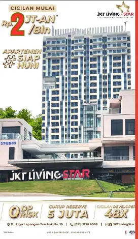 Dijual Apartemen Siap Huni & Siap sewa di Jakarta,cicilan ringan,