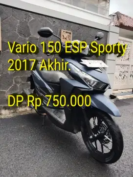 Vario 150 2017 Akhir. Pajak ON. Standar. Mulus. Ban OK. Cash/Kredit/TT