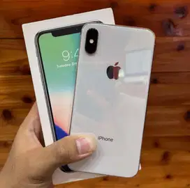 IPHONE X 256GB WHITE LENGKAP GARANSI RESMI