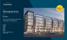 DIJUAL RUKAN MARINA BAY MANHATTAN UK8X21 6LT PREMIUM OCEAN VIEW + LIFT