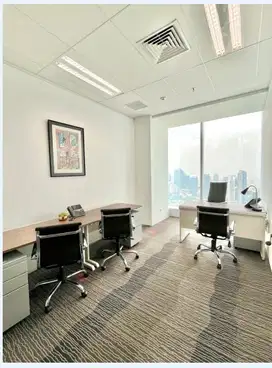 Sewa Kantor Fully Furnished untuk 3 Pax di Sahid Sudirman Jakarta