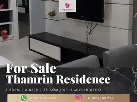 Dijual Apartemen Thamrin Residence City Home 2BR+1 Furnished View GI