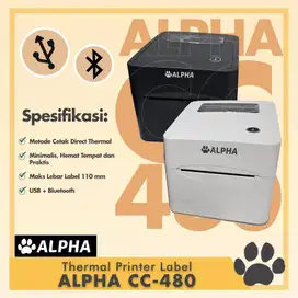 Printer label thermal bluetooth 110mm ALPA LP 420BT Usb a6
