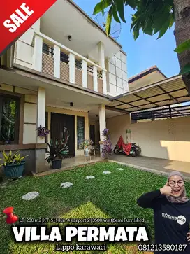 dijual cepat rumah depan lapangan basket di lippo karawaci