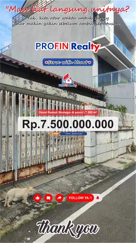 Rumah Strategis di Cideng, Jakarta Pusat