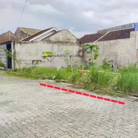 Tanah kavling 63 m2 siap bangun di Mojolaban